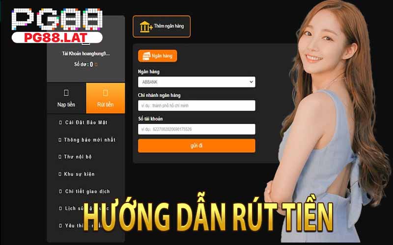 Hướng Dẫn Rút Tiền PG88
